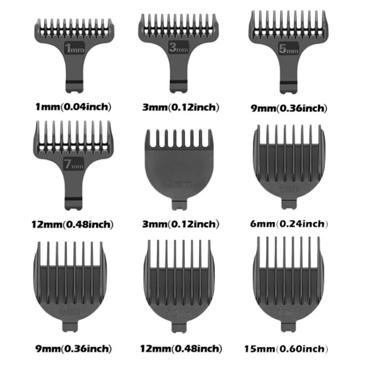 VGR V-106 6-in-1 Digital Display Electric Hair Clipper Kit(Gold) - Hair Trimmer by VGR | Online Shopping South Africa | PMc TechLife | Buy Now Pay Later Mobicred