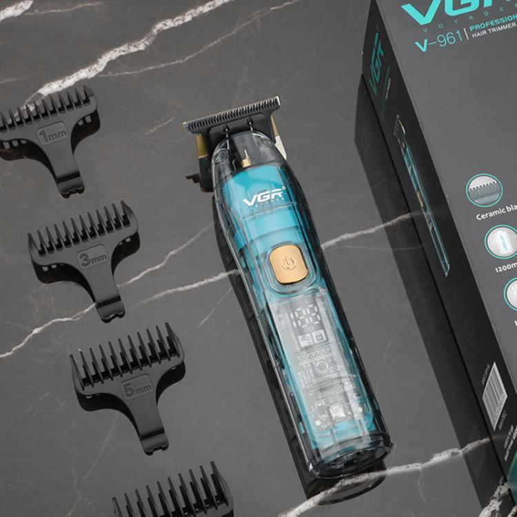 VGR V-961 IPX7 LED Digital Display USB Electric Hair Clipper(Black) - free shipping - PMC TechLife - Order now!