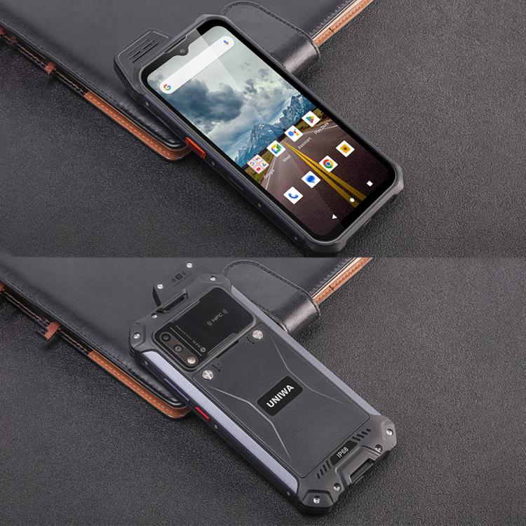 UNIWA W999 Rugged Phone, 8GB+128GB, 6.3 inch Android 13 Mediatek MT6789 Helio G99 Octa Core, NFC, Network: 4G, Plug:US Plug(Black Orange) - free shipping - PMc TechLife - Order now!
