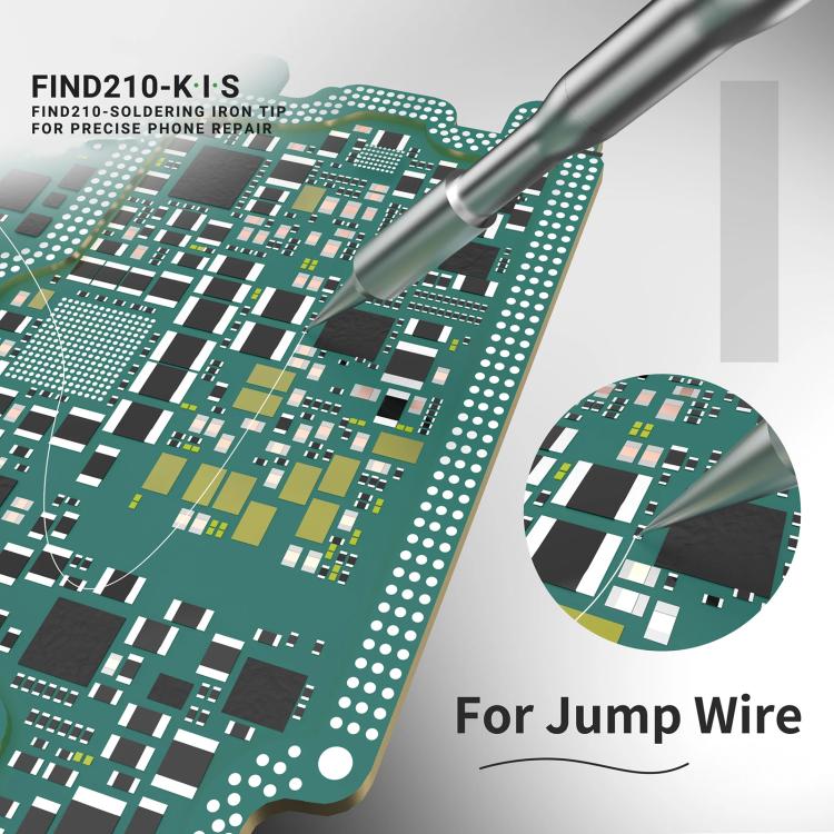 2uul 5 in 1 Soldering Iron Tips for Most C210 Soldering Station, Model:FD24 S - free shipping - PMc TechLife - Order now!