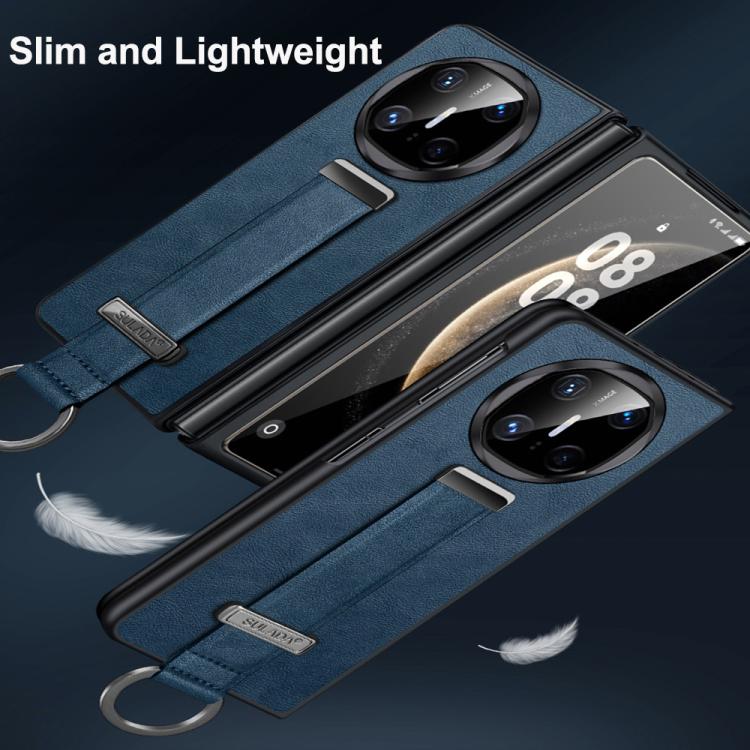 For Huawei Mate X6 SULADA PC Hybrid Leather Texture Skin Feel Shockproof Phone Case(Blue) - free shipping - PMC TechLife - Order now!