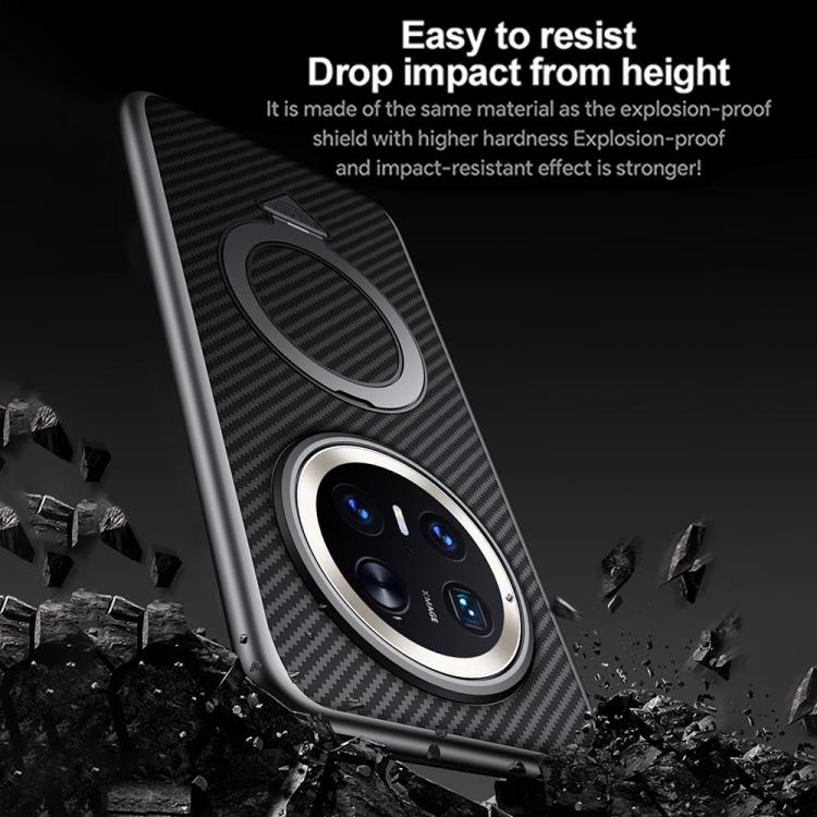 For Huawei Mate 70 SULADA Kevlar Texture MagSafe Magnetic Holder Phone Case(Blue) - free shipping - PMC TechLife - Order now!