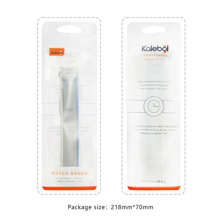 For Apple Watch 46mm / 49mm / 45mm / 44mm Kalebol Wild Track Loop Nylon Watch Band(Dark Black) - Watch Bands by Kalebol | Online Shopping South Africa | PMC TechLife | Buy Now Pay Later Mobicred