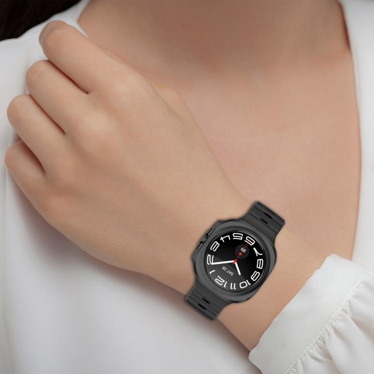 For Samsung Galaxy Watch Ultra 47mm Kalebol Square Buckle Silicone Watch Band(Teal) - free shipping - PMc TechLife - Order now!