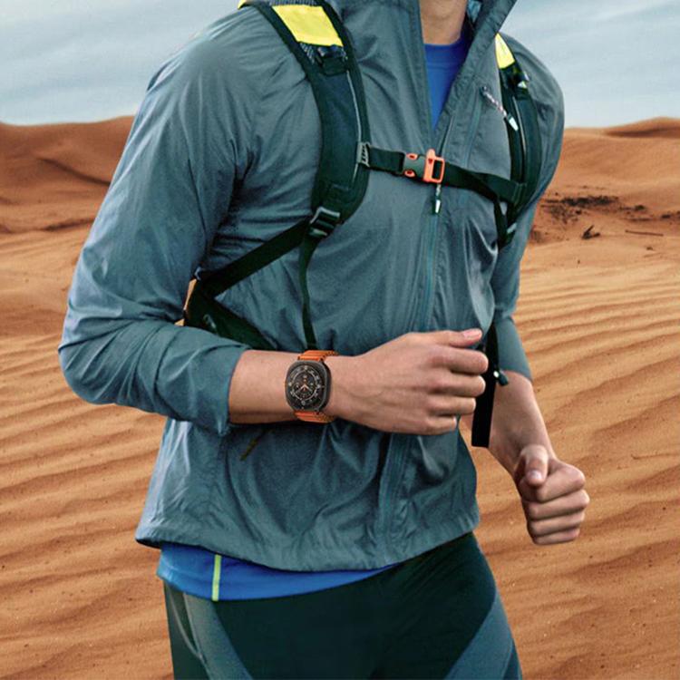 For Samsung Galaxy Watch Ultra 47mm Kalebol Ocean Loop Nylon Braided Watch Band(Orange) - free shipping - PMc TechLife - Order now!