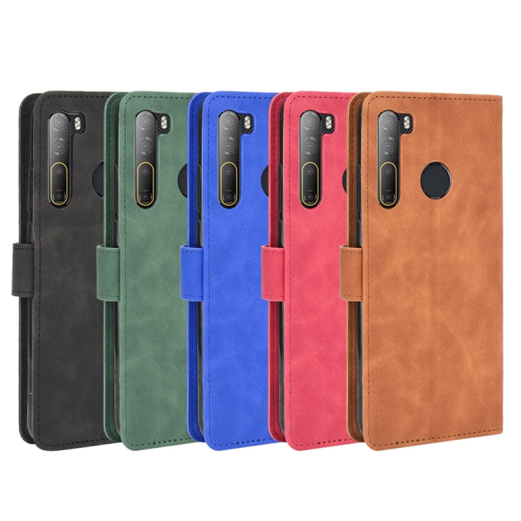 For LG Velvet Solid Color Skin Feel Magnetic Buckle Horizontal Flip Calf Texture PU Leather Case with Holder & Card Slots & Wallet(Green) - LG by PMC TechLife | Online Shopping South Africa | PMC TechLife