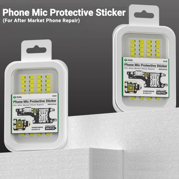 2UUL DA32 500 in 1 Phone Mic Protective Sticker - free shipping - PMC TechLife - Order now!