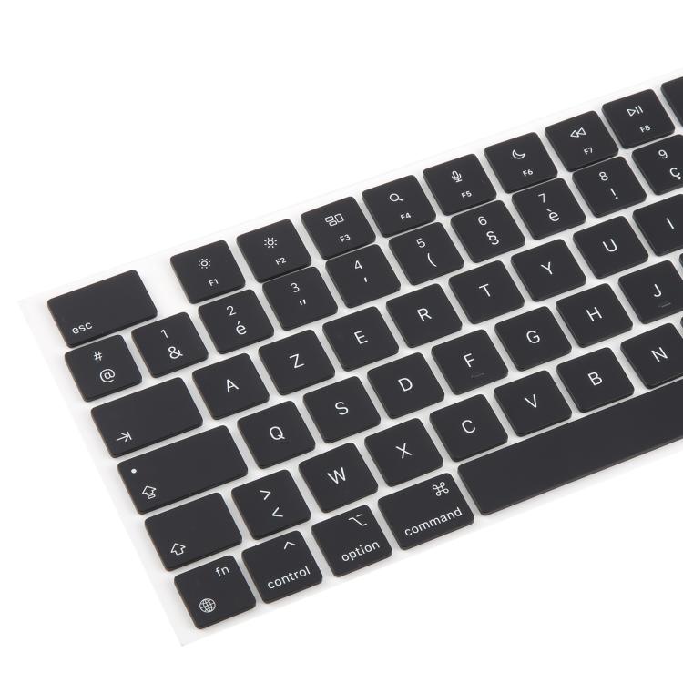 For MacBook A2681 A2941 A3113 A3114 10pcs UK Big Enter Version Keycaps, Language:French - free shipping - PMc TechLife - Order now!