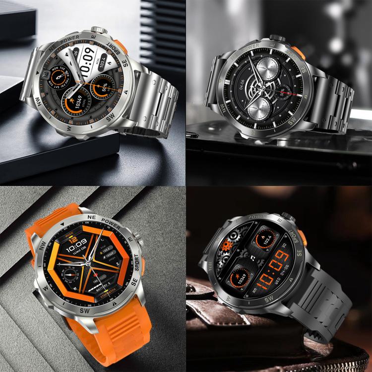 AK77 BT Call Smart Watch, Support Blood Oxygen / Blood Pressure / Heart Rate / Sports Health Monitoring Fitness Tracker(Black Silicone) - free shipping - PMC TechLife - Order now!