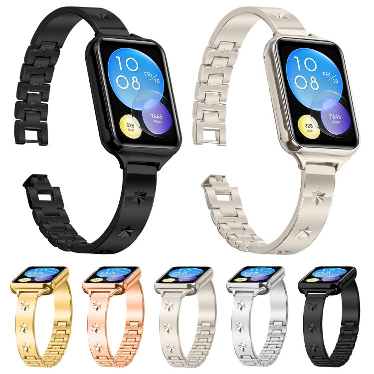 For Xiaomi Mi Band 8 Pro / Redmi Watch 4 Snowflake Petals Bracelet Metal Watch Band(Silver) - free shipping - PMC TechLife - Order now!