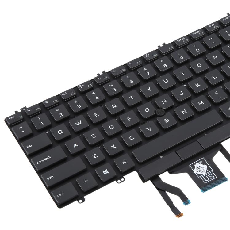 US Version Backlit Laptop Keyboard with Pointing for Dell Latitude 5500 5501 5511 5510 3500 3501 0MMH7V(Black) - free shipping - PMC TechLife - Order now!