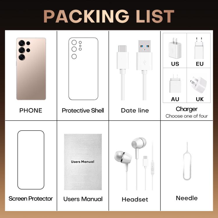 S25 Ultra / B9, 2GB+16GB, 6.75 inch Android 8.1 MTK6739 Quad Core, Network: 4G, Dual SIM, Plug:UK Plug(Titanium Silver Blue) - free shipping - PMc TechLife - Order now!