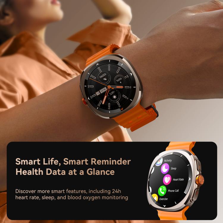 JOYROOM Venture Series JR-FV2 Smart Watch, Support Bluetooth Call / Sleep / Blood Oxygen / Heart Rate / Blood Pressure Health Monitor(Orange) - free shipping - PMC TechLife - Order now!