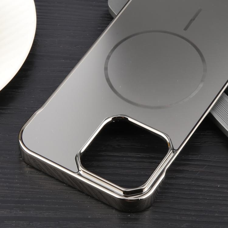 For iPhone 14 / 13 Electroplating Frameless Frosted Anti-Glare PC MagSafe Phone Case(Titanium Gray) - free shipping - PMC TechLife - Order now!