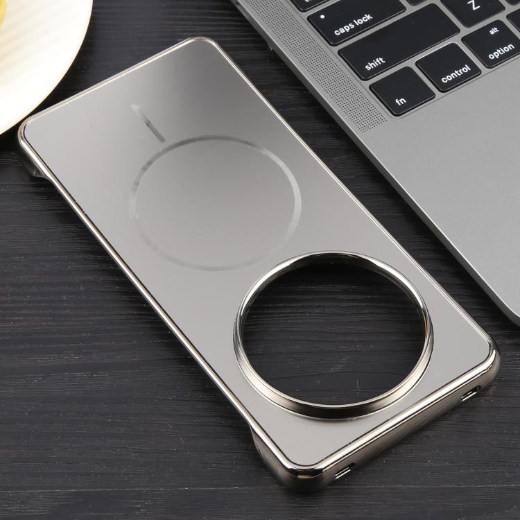 For Huawei Mate 60 Electroplating Frameless Frosted Anti-Glare PC MagSafe Phone Case(Titanium Gray) - free shipping - PMC TechLife - Order now!