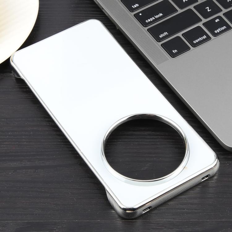 For Huawei Mate 70 Pro Electroplating Frameless Frosted Anti-Glare PC MagSafe Phone Case(Silver White) - free shipping - PMC TechLife - Order now!