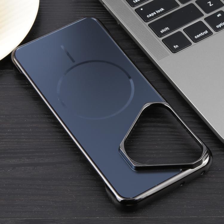 For Huawei Pura 70 Electroplating Frameless Frosted Anti-Glare PC MagSafe Phone Case(Black) - free shipping - PMC TechLife - Order now!