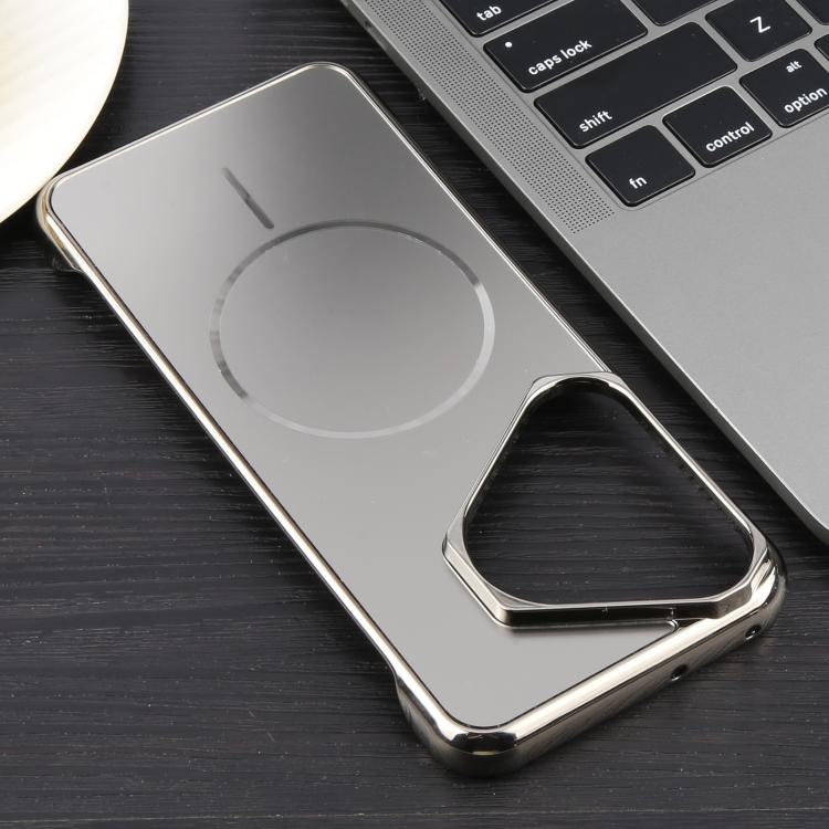 For Huawei Pura 70 Pro / 70 Pro+ Electroplating Frameless Frosted Anti-Glare PC MagSafe Phone Case(Titanium Gray) - free shipping - PMC TechLife - Order now!