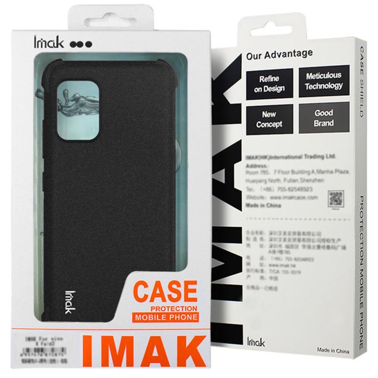 For iPhone 17 Air imak Shockproof Airbag TPU Phone Case(Matte Black) - iPhone 17 Air Cases by imak | Online Shopping South Africa | PMC TechLife | Buy Now Pay Later Mobicred