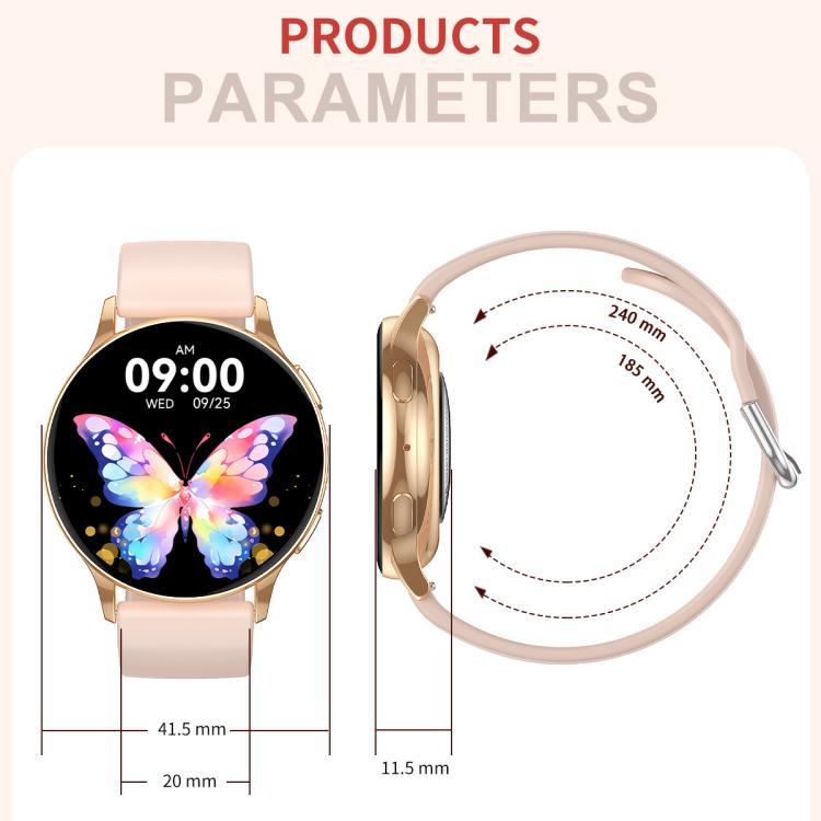CY29 1.32 inch AMOLED Screen Female Smart Watch Supports COFIT APP(Black) - Smart Watches by PMC TechLife | Online Shopping South Africa | PMC TechLife | Buy Now Pay Later Mobicred