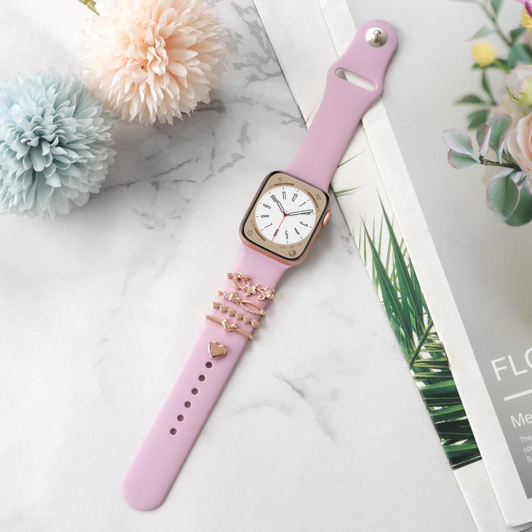 Smart Watch Band Decorative Ring Metal Accessories(Rose Gold Lily) - free shipping - PMC TechLife - Order now!