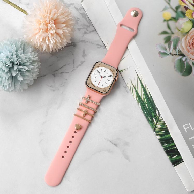 Smart Watch Band Decorative Ring Metal Accessories(Cross Heart) - free shipping - PMC TechLife - Order now!