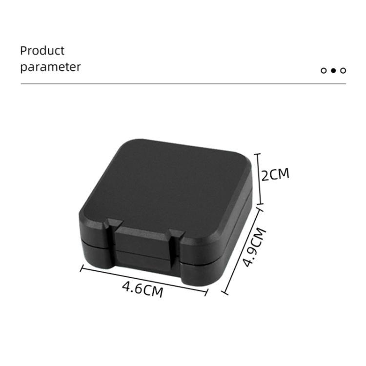 For DJI Osmo Action 5 Pro / 4 Battery & Memory Card Storage Box(Black) - free shipping - PMC TechLife - Order now!
