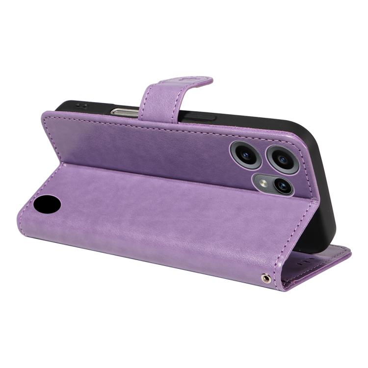 For Nothing CMF Phone 2 Pro Cat and Bee Embossed Flip Leather Phone Case(Purple) - free shipping - PMC TechLife - Order now!