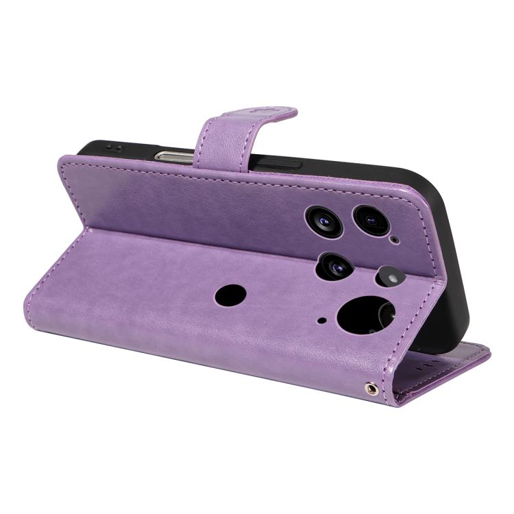 For Nothing Phone 3 Cat and Bee Embossed Flip Leather Phone Case(Purple) - free shipping - PMC TechLife - Order now!