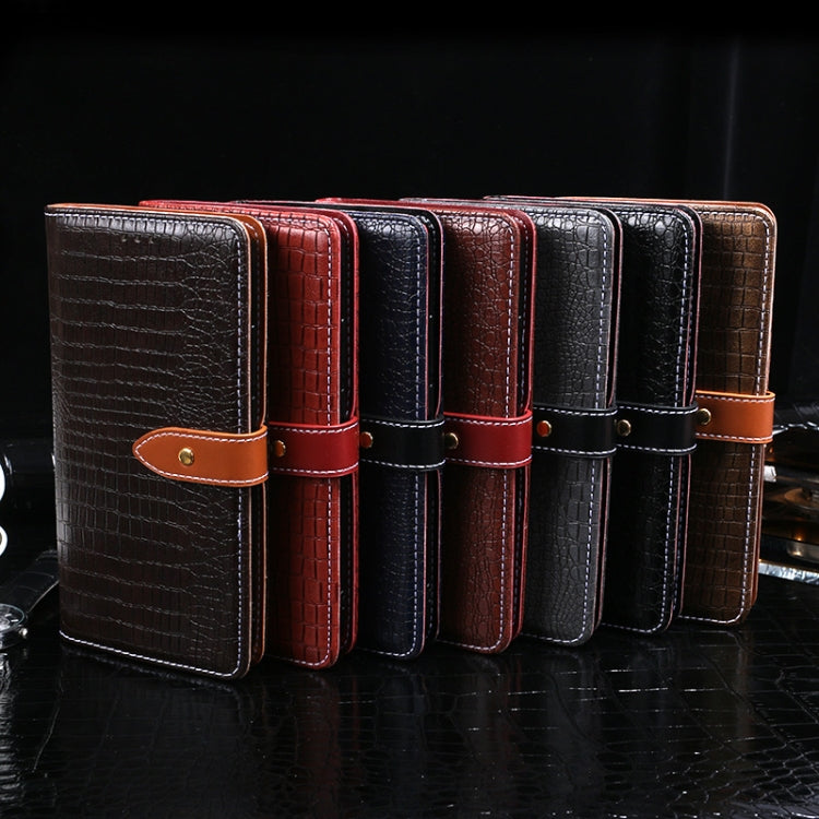 For Cubot Note 7 idewei Crocodile Texture Horizontal Flip Leather Case with Holder & Card Slots & Wallet(Black) - free shipping - PMC Jewellery - Order now!