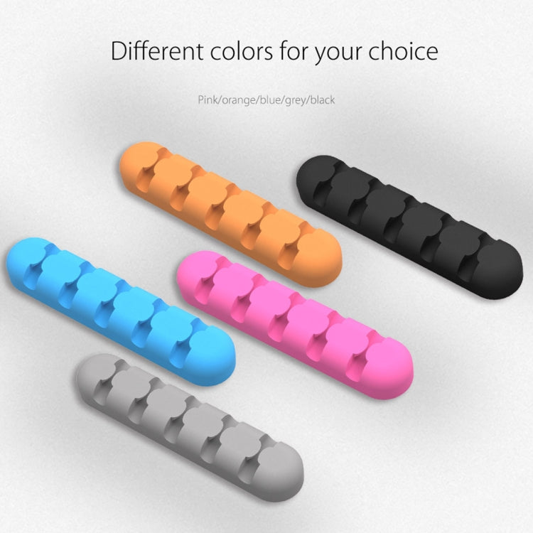 ORICO CBS5 Silicone Material Desktop Cable Manager Winder Fixer, Size: 9.6*2*1.2cm(Grey) - free shipping - PMC Jewellery - Order now!