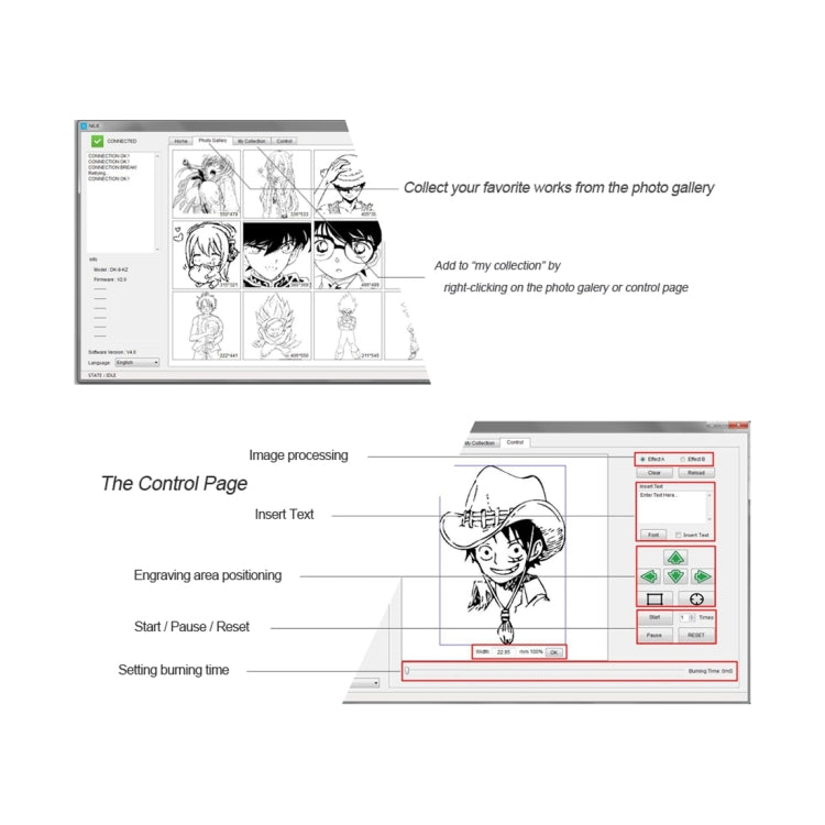 NEJE DK-8-KZ 1500mW USB DIY Laser Engraver Carving Machine - free shipping - PMC TechLife - Order now!