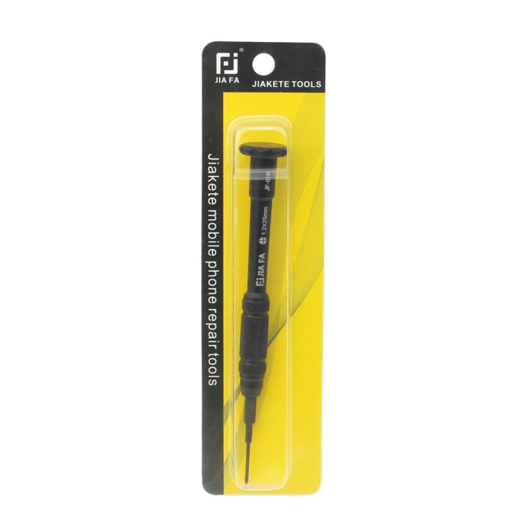 JIAFA JF-619-0.6Y Tri-point 0.6 x 30mm Repair Screwdriver for iPhone X/ 8/ 8P/ 7/ 7P & Apple Watch(Black) - Screwdriver by PMc TechLife | Online Shopping South Africa | PMc TechLife | Buy Now Pay Later Mobicred