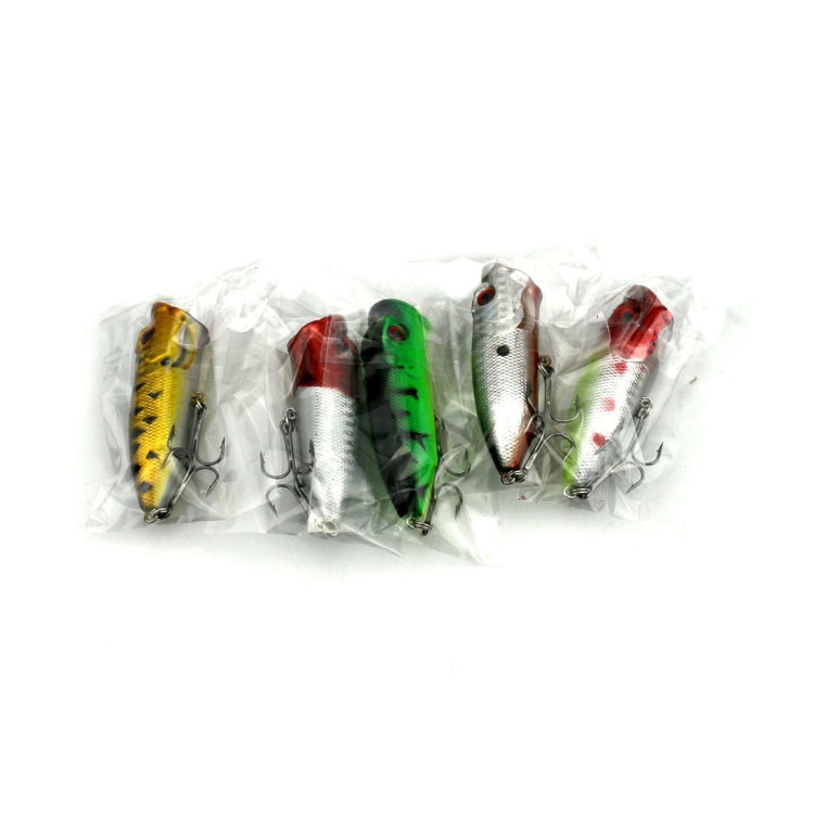 HENGJIA Artificial Popper Fishing Lures Environmentally Friendly Fishing Bait with Hooks, Length: 6.5 cm, Random Color Delivery - Fishing Lures by HENGJIA | Online Shopping South Africa | PMC TechLife | Buy Now Pay Later Mobicred