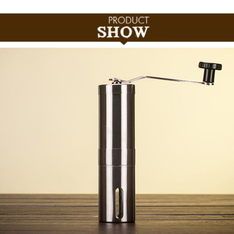 Portable Conical Burr Mill Manual Stainless Steel Hand Crank Coffee Bean Grinder, Capacity: 40g - Coffee Machine & Accessories by PMC TechLife | Online Shopping South Africa | PMC TechLife | Buy Now Pay Later Mobicred