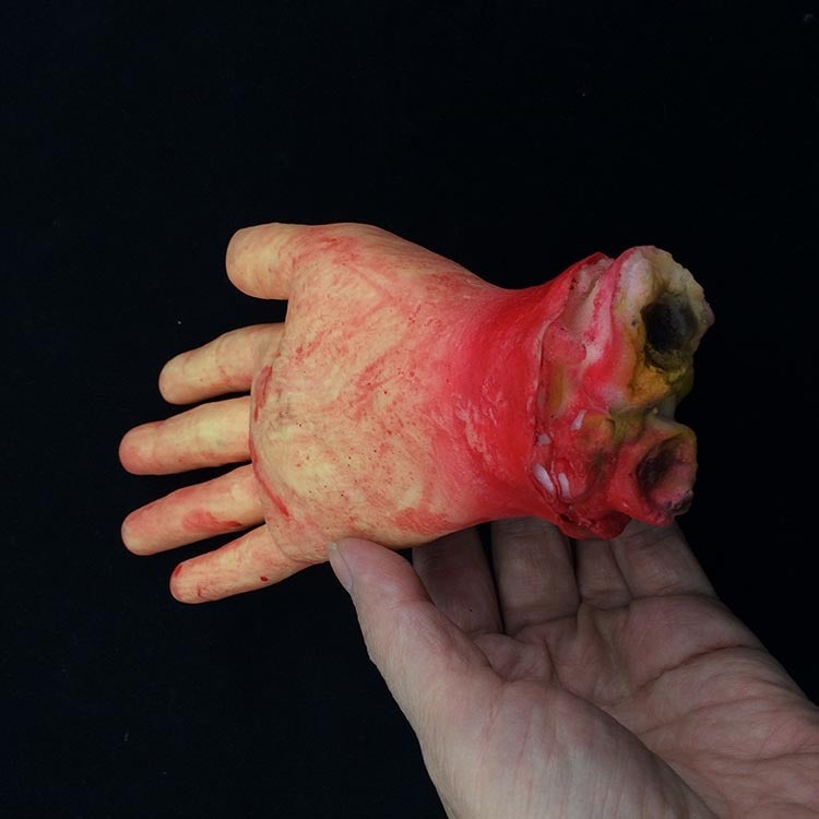 23cm Halloween Horror Props April Fool Day Party Prop Body Parts Decoration 5 Fingers Bloody Hand - Halloween Prop Decorations by PMC TechLife | Online Shopping South Africa | PMC TechLife | Buy Now Pay Later Mobicred