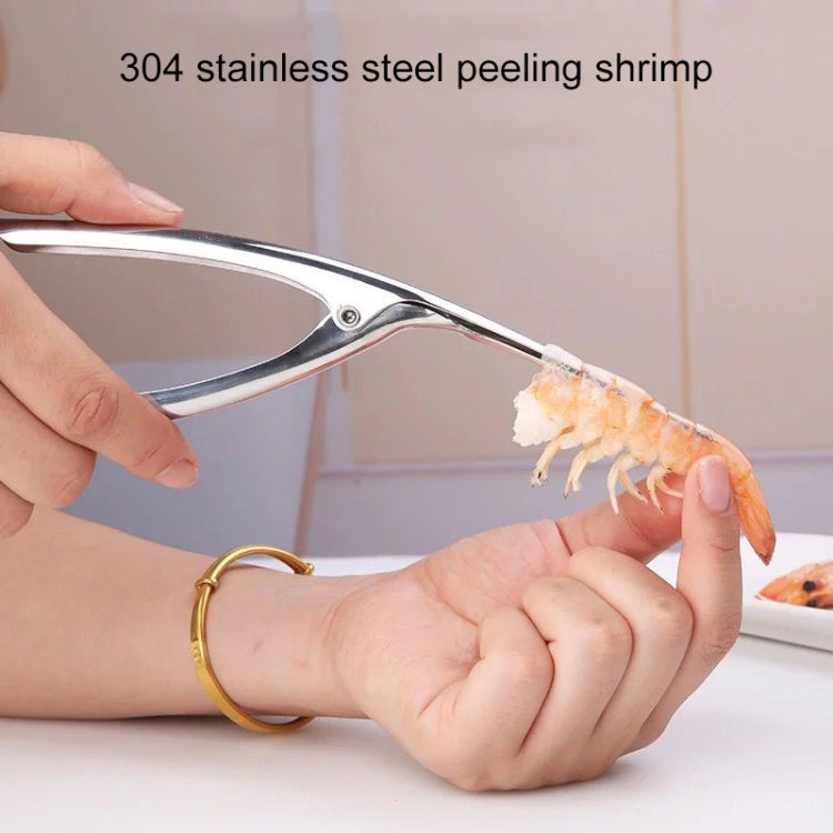 304 Stainless Steel Shrimp Shelling Tool Seafood Shell Remover Kitchen Gadgets - Gadgets by PMC TechLife | Online Shopping South Africa | PMC TechLife | Buy Now Pay Later Mobicred