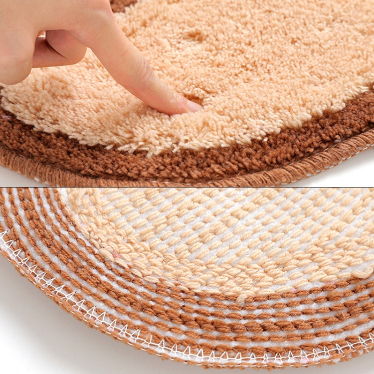 1390 Foot-shaped Non Slip Shaggy Soft Water Absorption Bedroom Bathroom Carpet Mat(Pink) - Mats by PMC TechLife | Online Shopping South Africa | PMC TechLife