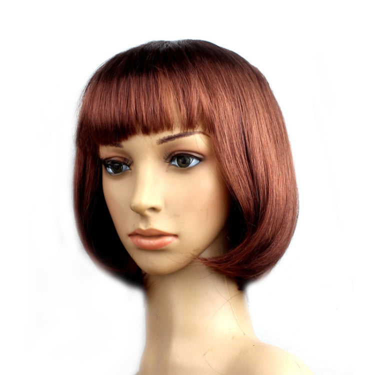 Party Cosplay Headwear Straight Short PET Wigs For Female(Brown) - free shipping - PMC TechLife - Order now!
