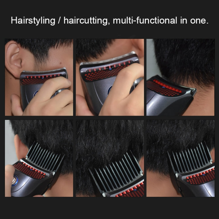 HJ-2018 Men Electric Shaver Fader Self-help Hair Clipper with Wai Cloth + Sponge, Standard Version, CN Plug - free shipping - PMC TechLife - Order now!