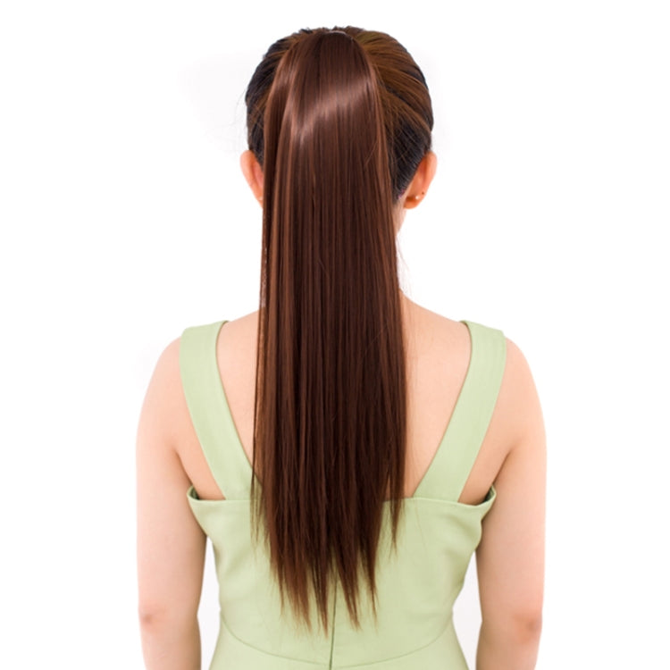 Natural Long Straight Hair Ponytail Bandage-style Wig Ponytail for Women���Length: 60cm (Marron) - free shipping - PMC TechLife - Order now!