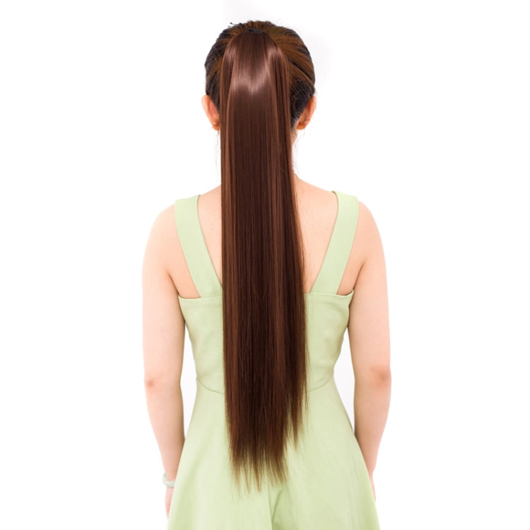 Natural Long Straight Hair Ponytail Bandage-style Wig Ponytail for Women���Length: 75cm (Marron) - free shipping - PMC TechLife - Order now!