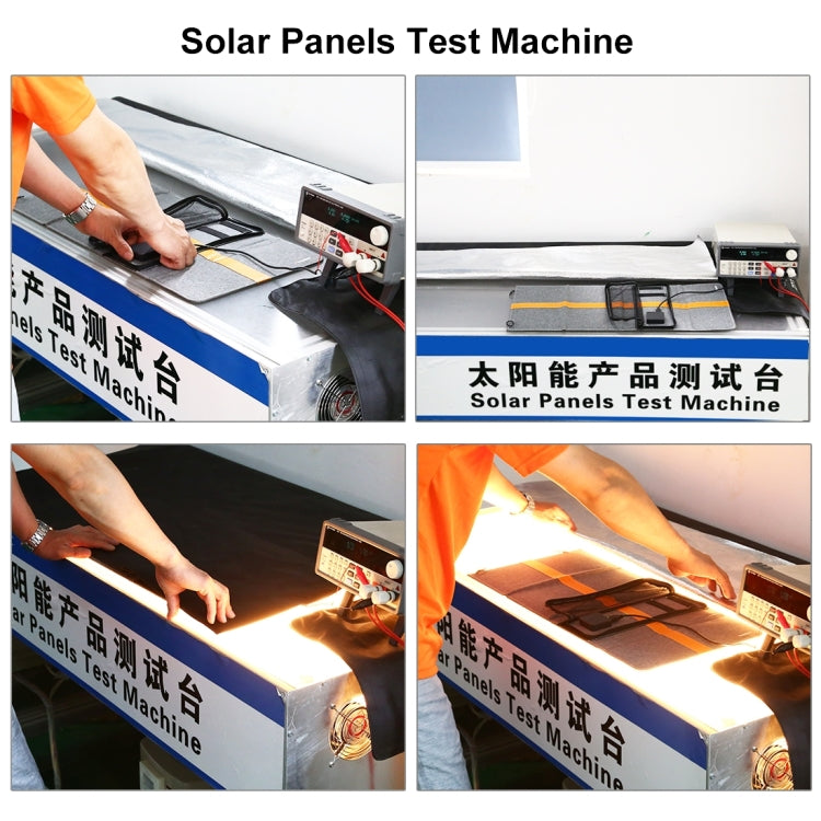 HAWEEL 24W 4 Panels Foldable Solar Panel Charger Bag with 5V / 3.1A Max Dual USB Ports, Support QC3.0 and AFC - free shipping - PMC TechLife - Order now!