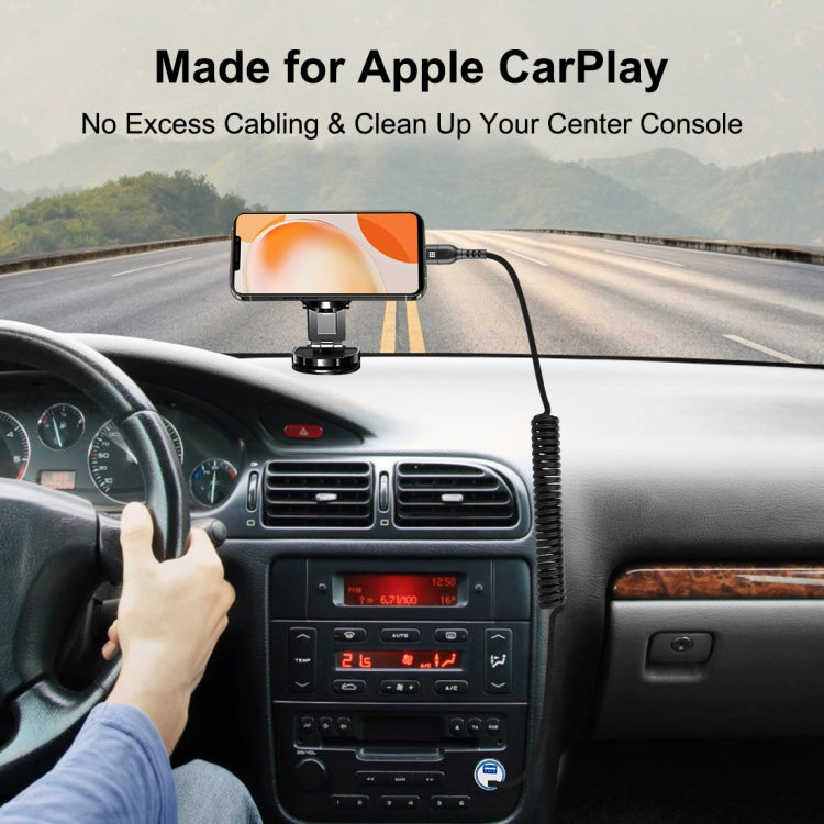 HAWEEL 2m 5A USB-C / Type-C to USB-C / Type-C Retractable Coiled PD Fast Charging Cable - USB-C & Type-C Cable by HAWEEL | Online Shopping South Africa | PMC TechLife | Buy Now Pay Later Mobicred