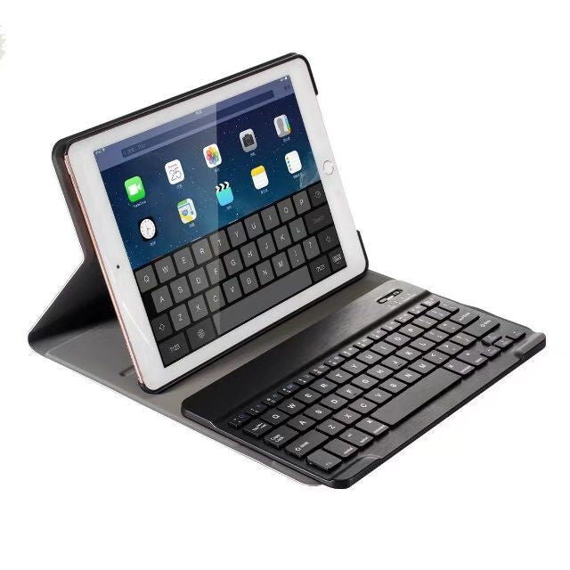 Detachable Bluetooth Keyboard + Horizontal Flip Leather Tablet Case with Holder for iPad Pro 9.7 inch, iPad Air, iPad Air 2, iPad 9.7 inch (2017), iPad 9.7 inch (2018) (Blue) - For iPad Pro by PMC TechLife | Online Shopping South Africa | PMC TechLife