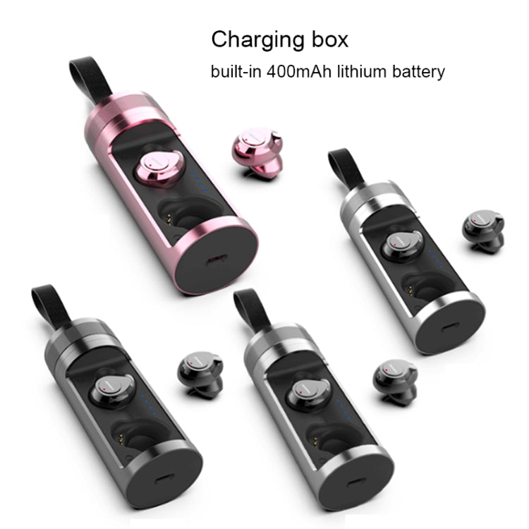 SARDiNE F8 TWS Bluetooth V5.0 Wireless Stereo Earphones with Charging Box(Silver) - free shipping - PMC TechLife - Order now!