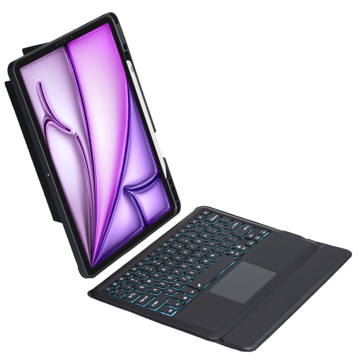T12B-AS Detachable Rotating Backlit Touch Bluetooth Keyboard Case For iPad Air 13 2024 / Pro 12.9 2022 2021 2020 2018 - For iPad Pro by PMC TechLife | Online Shopping South Africa | PMC TechLife | Buy Now Pay Later Mobicred