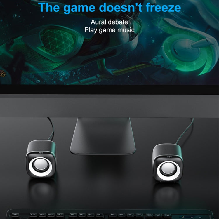 A1 USB Wire-controlled 9D Subwoofer Sound Mini Wired Speaker, Premium Version(Pink) - by PMC Jewellery | Online Shopping South Africa | PMC Jewellery | Buy Now Pay Later Mobicred