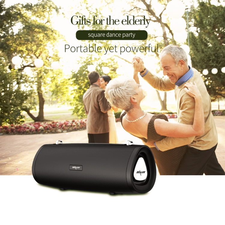 ZEALOT S39 Portable Subwoofer Wireless Bluetooth Speaker with Built-in Mic, Support Hands-Free Call & TF Card & AUX (Black) - free shipping - PMC Jewellery - Order now!