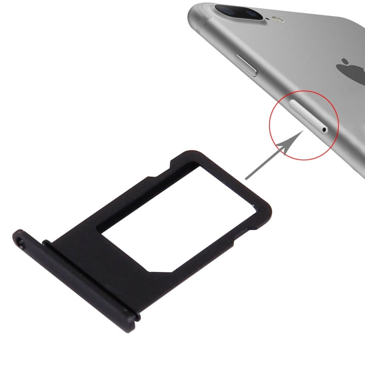 Card Tray for iPhone 7 Plus(Dark Grey) - iPhone 7 Plus Parts by PMc TechLife | Online Shopping South Africa | PMc TechLife | Buy Now Pay Later Mobicred